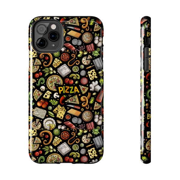 Pizza Love Tough iPhone Cases