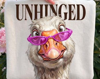 Gans PNG, lustige Gans Shirt Design, Dumme Gans PNG, lustige Tiersublimation