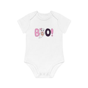 Halloween Baby Organic Short Sleeve Bodysuit, Boo Baby Bodysuit, Halloween baby Bodysuit, Halloween Bodysuit Halloween Baby Gift,