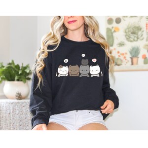 Cat Sweatshirt, Cat Gifts, Cat Sweatshirt, Unisex Sweatshirt, Cat Lover Gift, Funny Cat Sweatshirt, Gift for Him, Gift for Her Sweatshirt