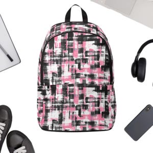 Stylish Fabric Backpack, Trendy Backpack for Daily Use, School, Travel Backpack, Gift For Her, Artistic Design, Cute BackPack