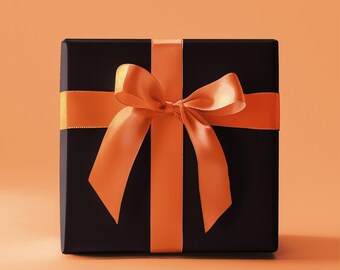 Carta da regalo nera tinta unita, carta da regalo scura semplice, carta da regalo scura, rotolo di carta da regalo, elegante carta da regalo