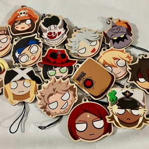 Guilty Gear Strive 2&quot; Double-Sided Wooden Character Charms | Base Roster, Series 1