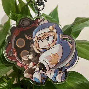 Guilty Gear Strive Bridget 3.5&quot; Acrylic Keychain / Charm