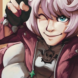 Guilty Gear Strive Elphelt Valentine 11x17 Art Print / Poster
