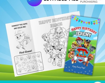 Libro de actividades de Rescue Pups para niños / Descarga digital imprimible