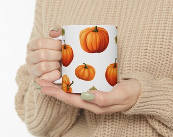 Whaline Einweg-Kaffeebecher Mit Deckel & Ärmel – Rustikales Herbstdesign (Kürbis/Ahorn), 50 Sets à 16 Oz (473 Ml) | Für Erntedank & Partys
