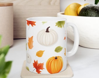 Tasse de citrouille, tasse d’automne, décor d’automne, décor d’automne, tasse d’Halloween, automne, tasse à café, café, thé