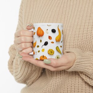 Herbst Kürbis Kaffeetassen, Kaffeetassen, Herbst Dekor, Herbst Dekor, Herbst Kaffeetasse, Kürbis Becher, Herbst Blätter
