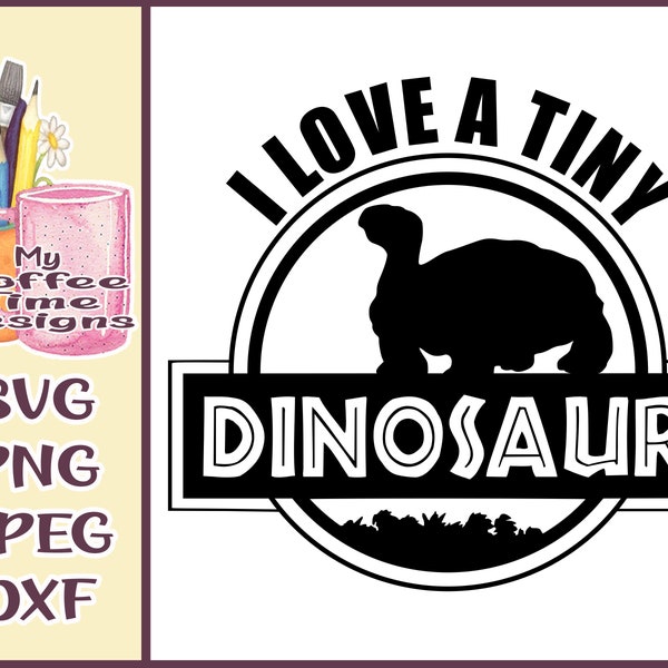 Love A Tiny Dinosaur Tortoise SVG