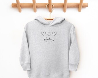 Kindness und Herzen Kleinkind Hoodie / Rabbit Skins 3326 Kleinkind Pullover Hoodie / Kindness Hoodie für Kinder / Kindness Clothing Kids