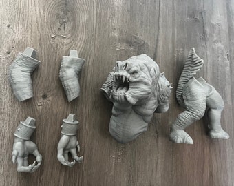 Star Wars Rancor 3Dmodel Raw, réalisé sur commande