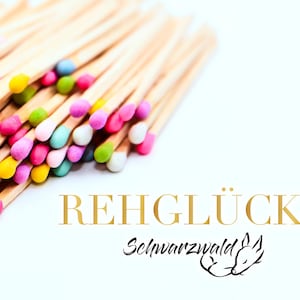10 cm long matches with colourful heads, candle accessories, matches in a glass, pack of 100, refill pack for our elegant decorative bottles