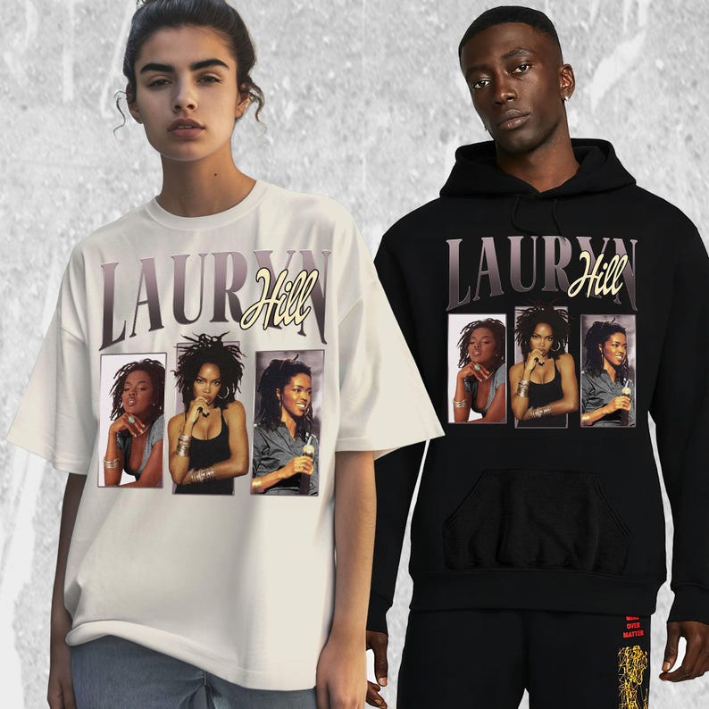 Lauryn Hill 90s Unisex Color Shirt to Match AJ 3 Black Violet Ore