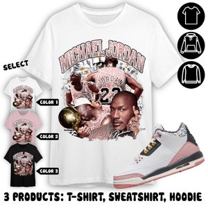 Jordan t shirt pink discount