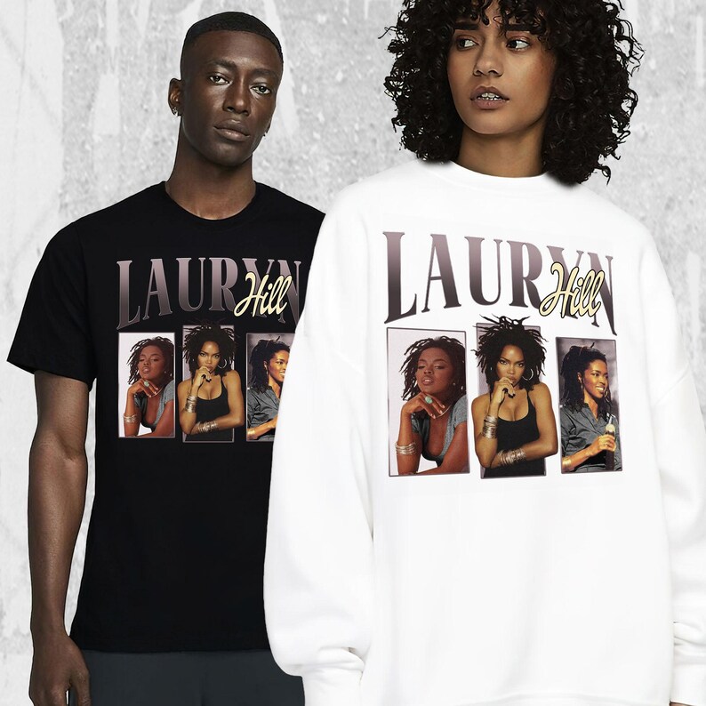 Lauryn Hill 90s Unisex Color Shirt to Match AJ 3 Black Violet Ore