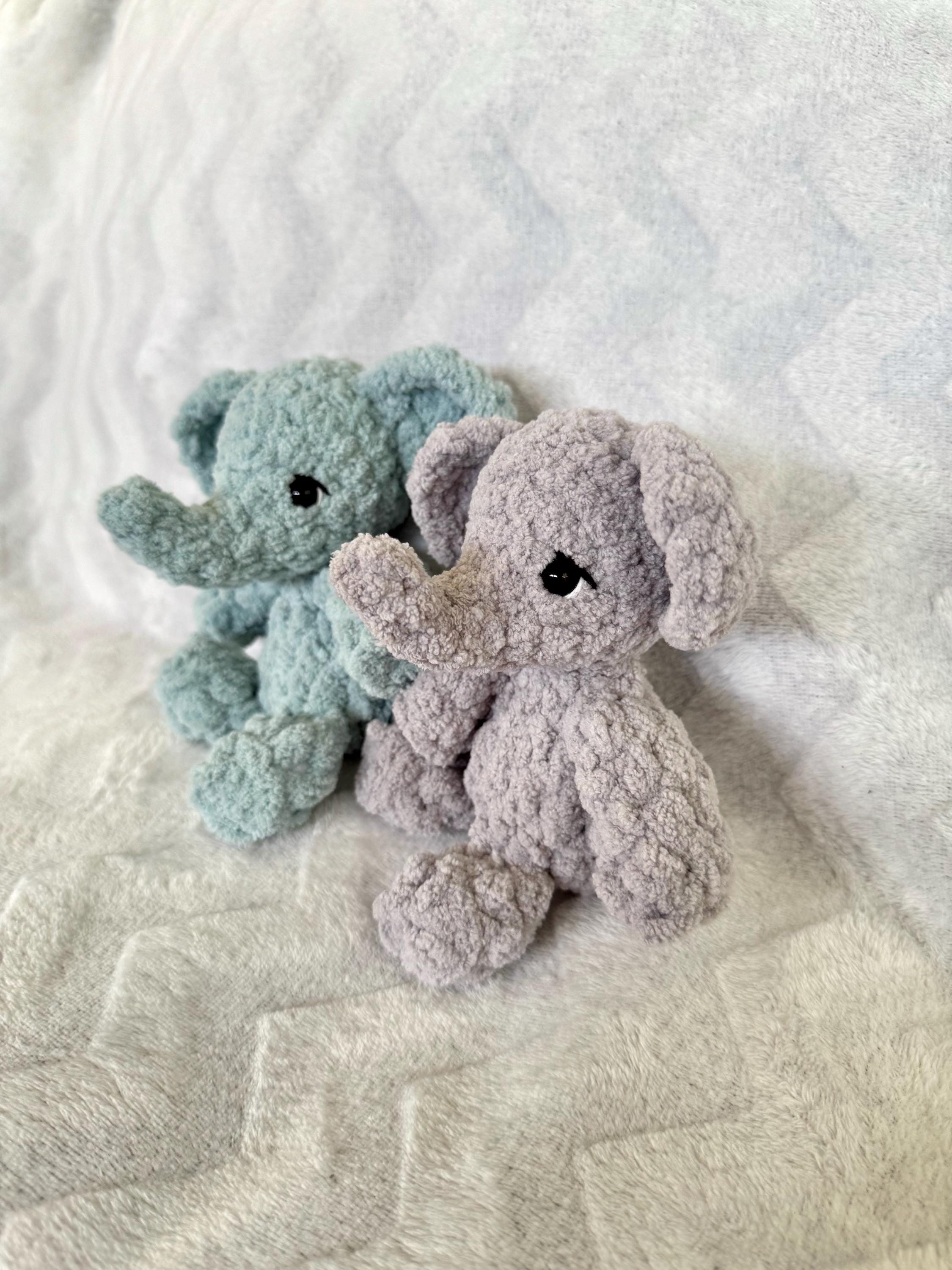 Baby Elephant NO SEW Crochet Pattern | Elephant Plushie | Crochet ...