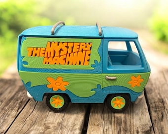 Scooby-Doo Mystery Machine | 3D Printed Collectible Van | Retro Decorative Figure | Geek & Nostalgic Gift