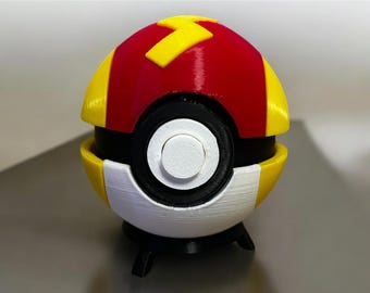 Pokébola Fast Ball - 3D Printed Decoration for Pokémon Fans