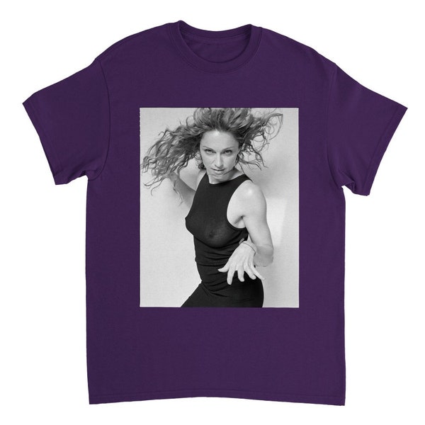 Madonna Rare T-shirt à col rond unisexe poids lourd