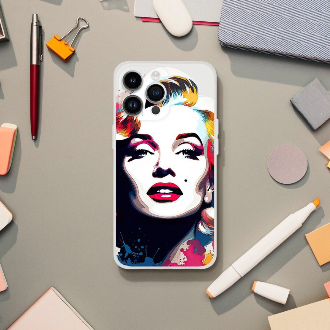 Marilyn Monroe Pop Art Phone Case Etsy