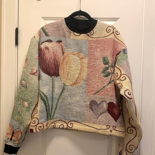 Tapestry Sweater Etsy