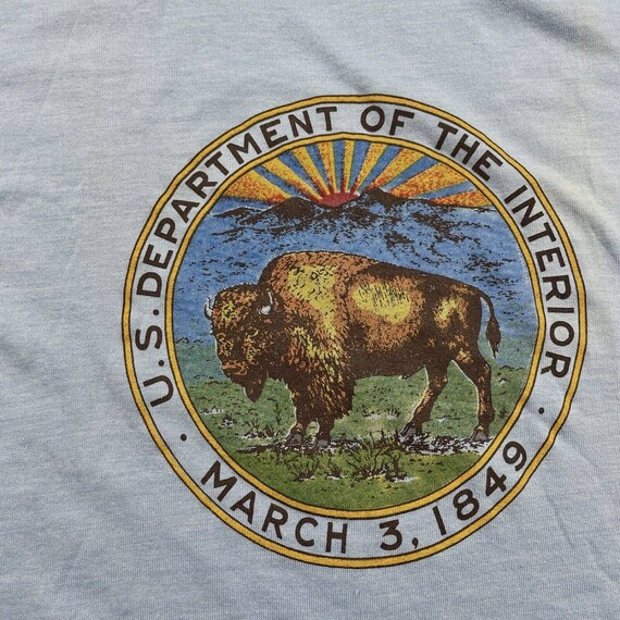 Vintage 90s US Department of Interior 1849 Cattle… - image 3