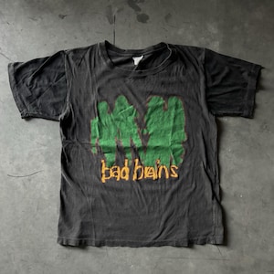 Vintage 1988 Bad Brains Quickness Tour T-Shirt Punk Rock D.C H.R Hardcore RARE