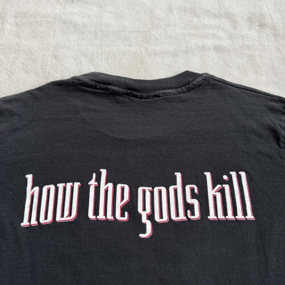 Vintage 90s Danzig III How the Gods Kill T Shirt L Black USA Metal
