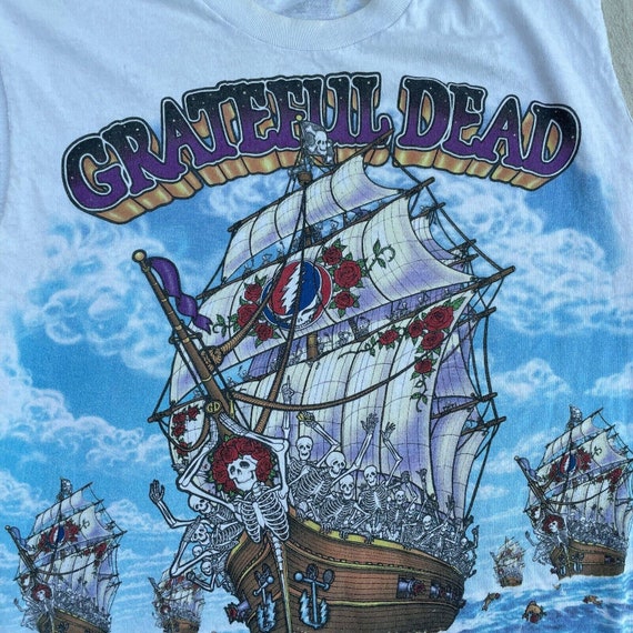 Vintage 90s Grateful Dead Jerry Garcia Ship of Fo… - image 7