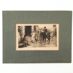 Ancienne carte postale encadrée France Carte postale d'objets de collection du début des années 1900 Carte postale ancienne Carte postale photo noir et blanc