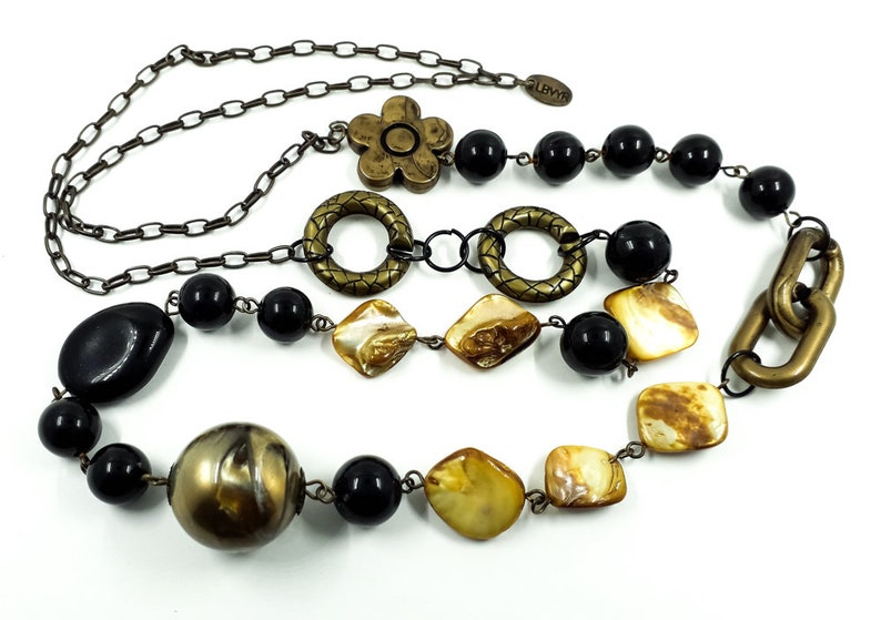 Collier Vintage En Pierre - Bijou Ancien LBVYR - Très Bon état - Occasion