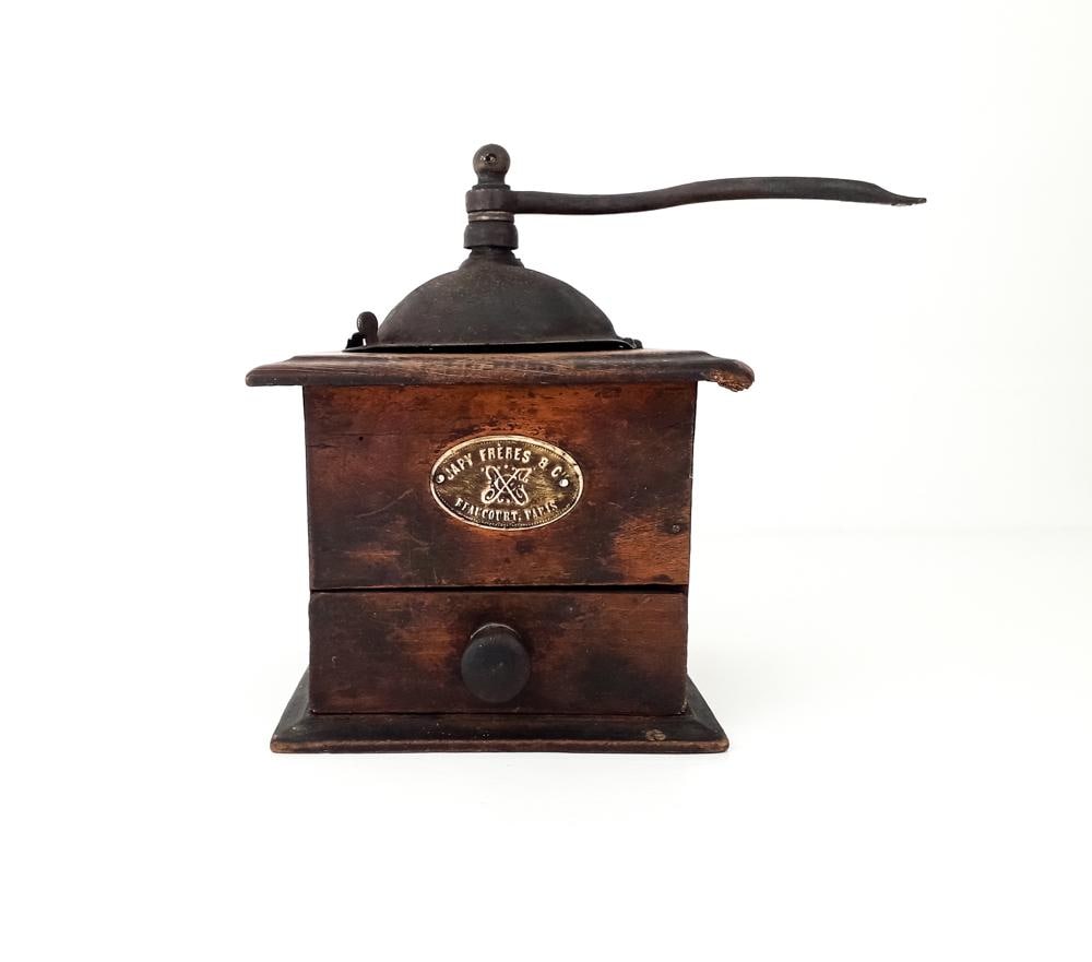 フランス　アンティーク　コーヒー　ミル　グラインダー　木製　JAPY レア Japy coffee grinder - Etsy 日本