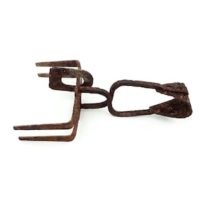 Antique Rusty Metal Tool 18th / 19th century France French Old Rusty Tool