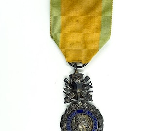 France WW1 Médaille militaire vaillance discipline 1870 Récompense militaire de combat galanterie 3e République