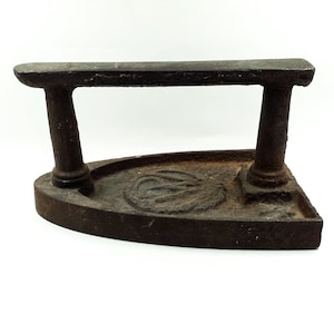Antique French Cast Iron 19th century France Vintage French Cast iron Iron  French Artefacts Collectibles
