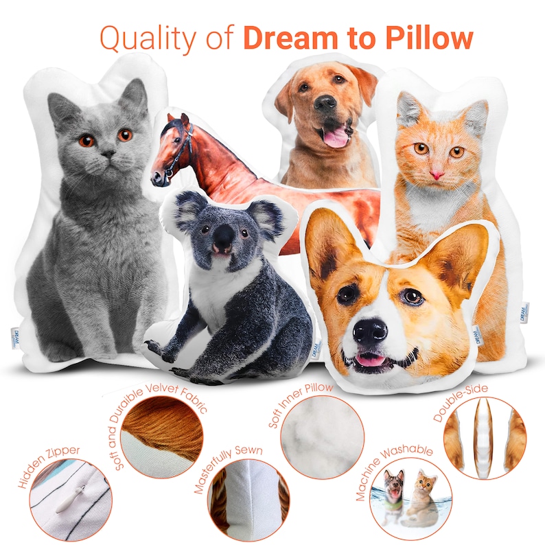 Tailored Pet Art Pillow