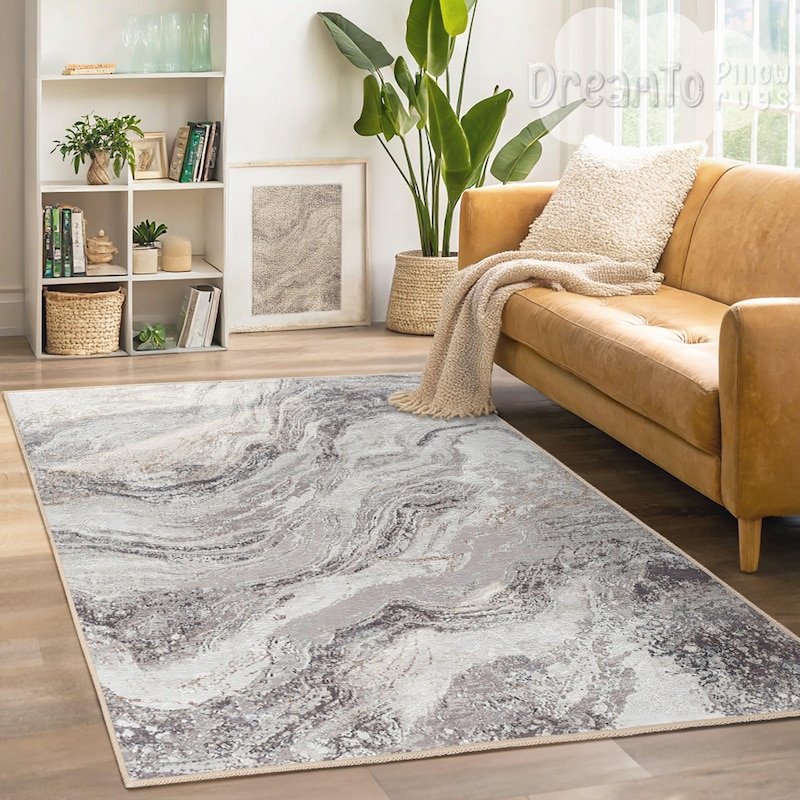Neutral Grey Area Rugs - Etsy