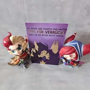 League of Legends Xayah&Rakan Postkarte