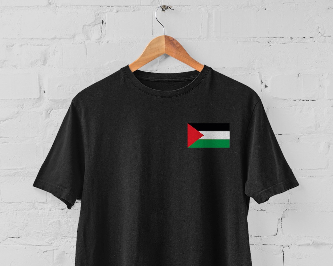 Palestine Flag Shirt, Palestine Monogrammed Tshirt, Palestine Adults Size Printed Shirt