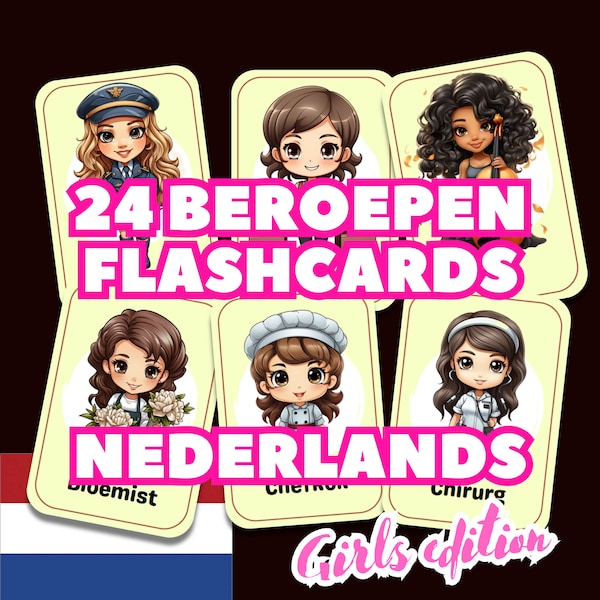 24 Beroepen Flashcards Nederlands
