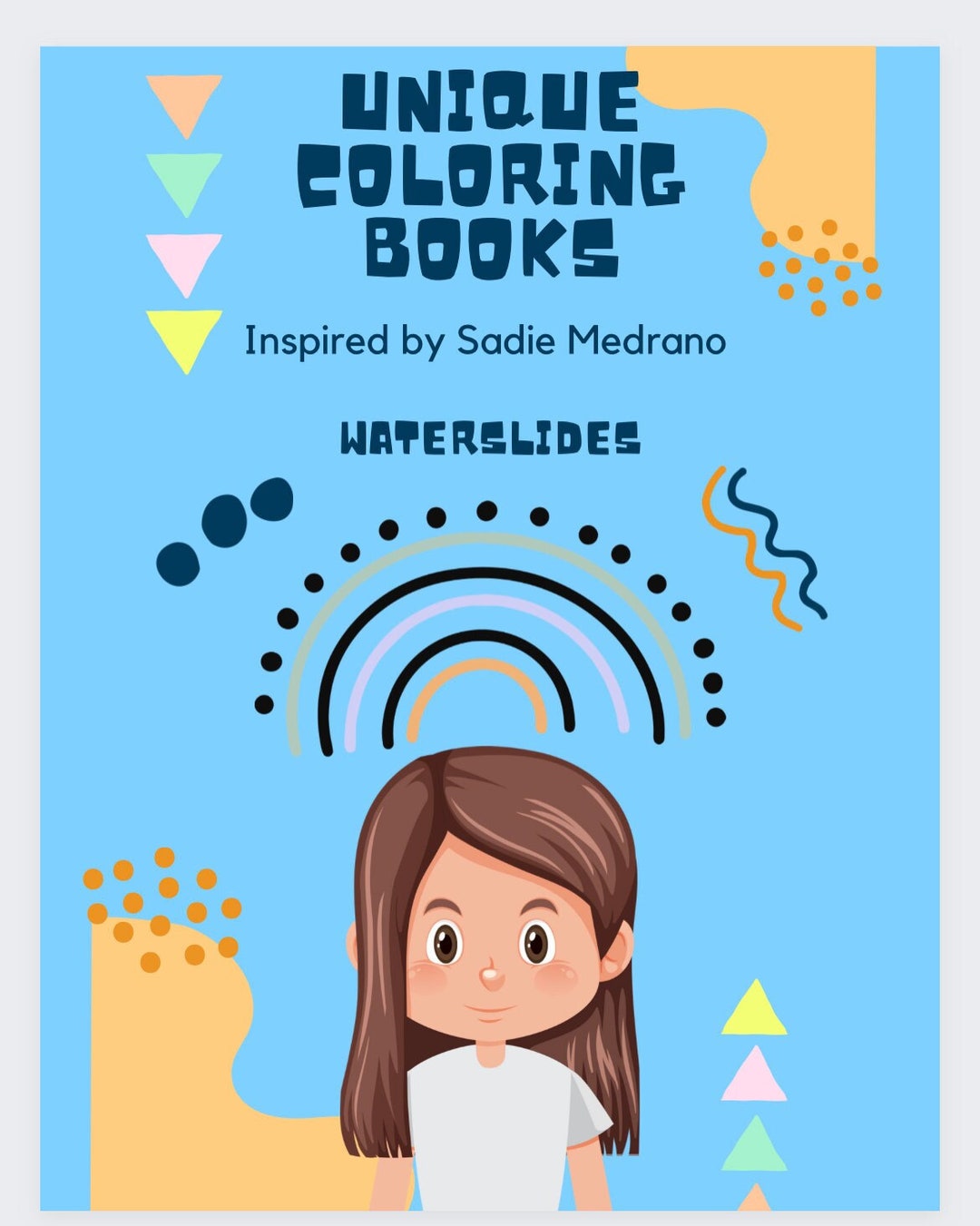 Printable Futuristic Waterpark Coloring Book Fun for - Etsy