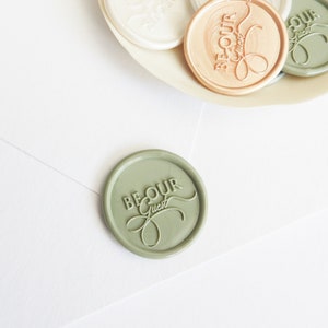 Be Our Guest Wax Seal, Self Adhesive Wax Seals, Wedding Invitation Seal, Peel and Stick Wax Seal, Pre Made Wax Seal, Wedding Wax Seal