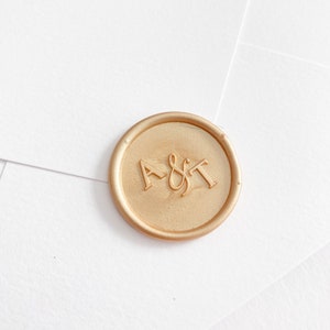 Custom Self Adhesive Wax Seal, Self Adhesive Wax Seals, Personalised Wedding Wax Seal Stickers, Wedding Wax Seal, Initials Wax Seal