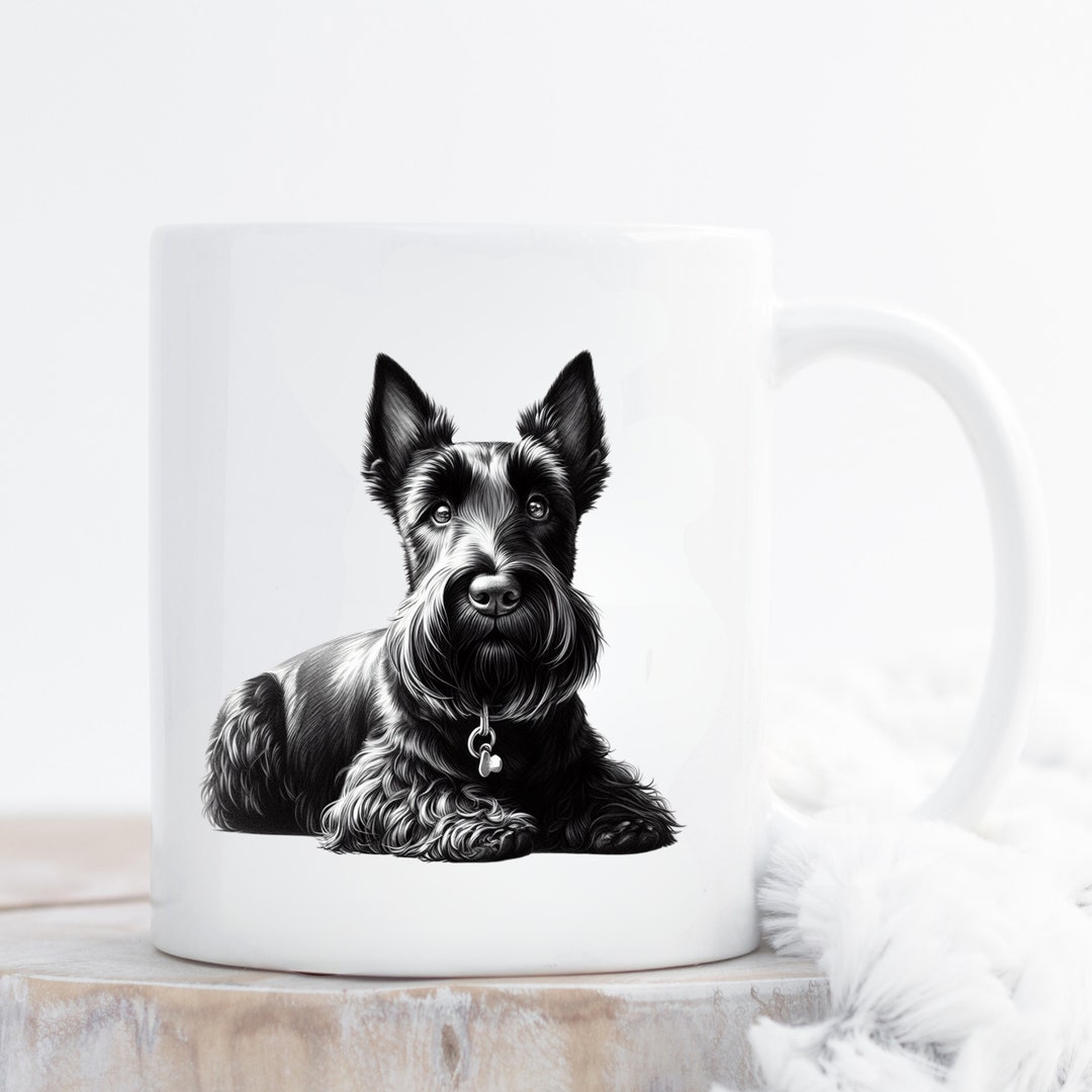 Scottish Terrier Mug, Scottish Gift, Scottie Dog Mug, Scottish Terrier