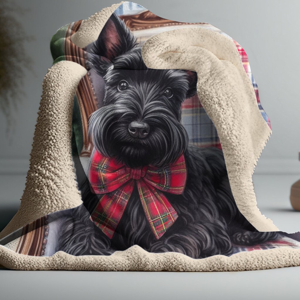 CENWA Portachiavi Scottie Terrier Con Scritta 'It's Not Dog Hair, It's Scottie Glitter', Acciaio Inox