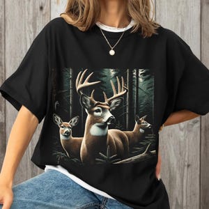 PNG de reno vintage, gráfico de ciervo grunge retro descolorido, diseño de transferencia DTF, diseño de streetwear de naturaleza, descarga digital de los años 2000 Y2K imagen 6