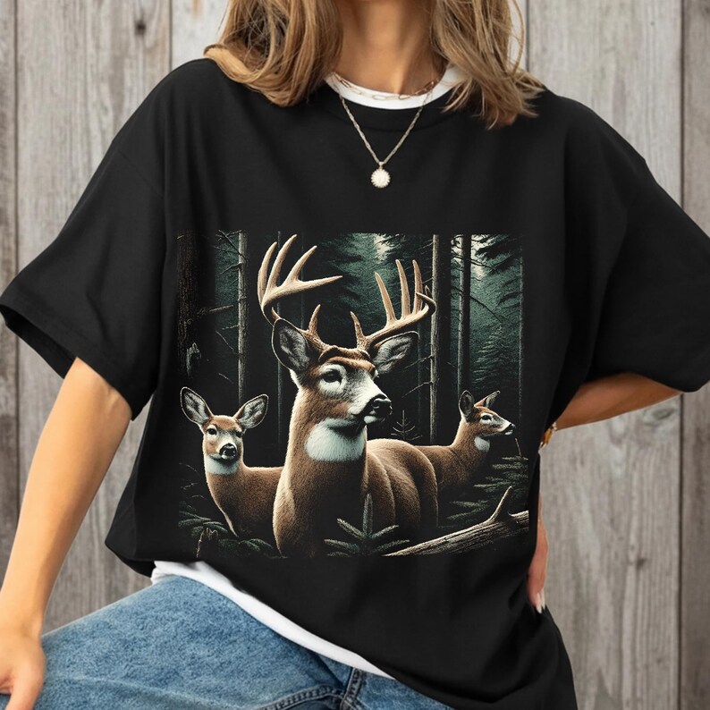 PNG de reno vintage, gráfico de ciervo grunge retro descolorido, diseño de transferencia DTF, diseño de streetwear de naturaleza, descarga digital de los años 2000 Y2K imagen 6
