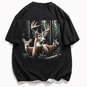 PNG de reno vintage, gráfico de ciervo grunge retro descolorido, diseño de transferencia DTF, diseño de streetwear de naturaleza, descarga digital de los años 2000 Y2K imagen 1