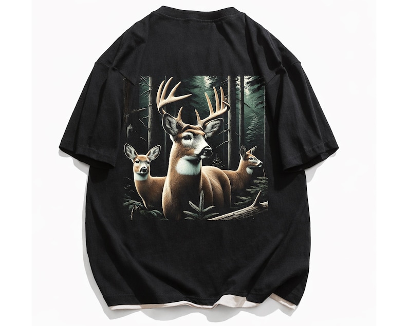 PNG de reno vintage, gráfico de ciervo grunge retro descolorido, diseño de transferencia DTF, diseño de streetwear de naturaleza, descarga digital de los años 2000 Y2K imagen 1